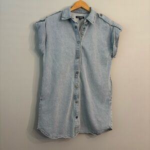 Steve Madden Ilara Denim Shirt Dress